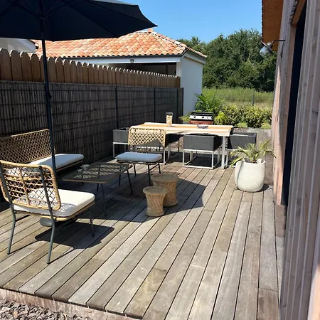 Вилла Des Oliviers 8 Personnes Avec Jardin Piscine St Julien En Born Contis Сен-Жюльен-ан-Борн