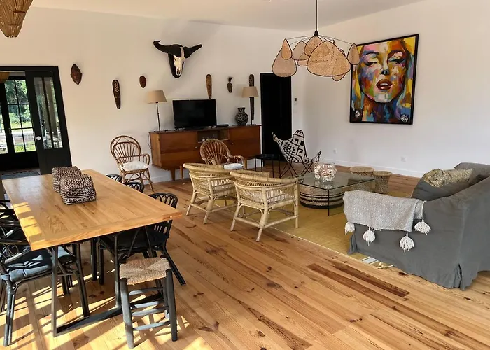 Maison Des Landes St Julien En Born Contis 别墅 波讷地区圣朱利安