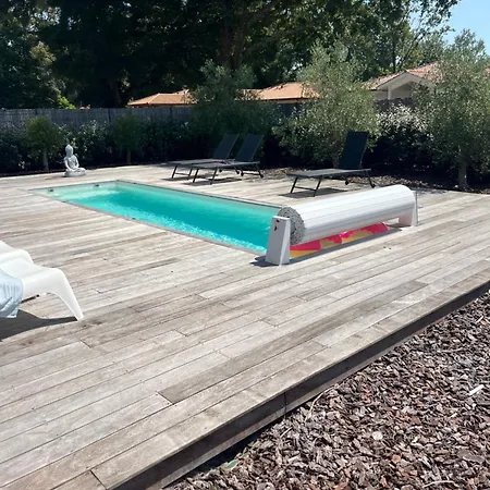 Des Oliviers 8 Personnes Avec Jardin Piscine St Julien En Born Contis Сен-Жюльен-ан-Борн