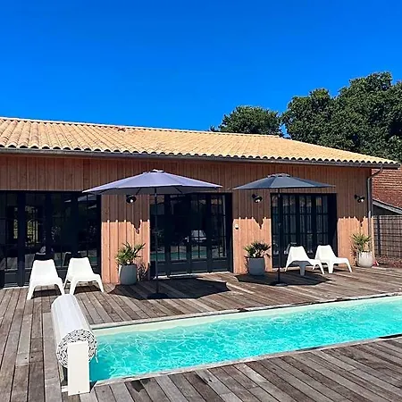 Villa Des Oliviers 8 Personnes Avec Jardin Piscine St Julien En Born Contis